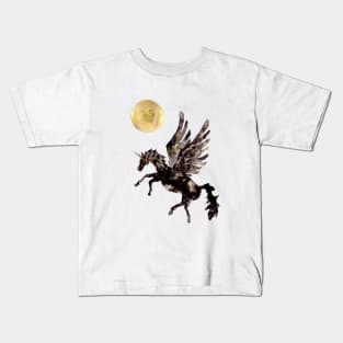 Dark Unicorn Kids T-Shirt